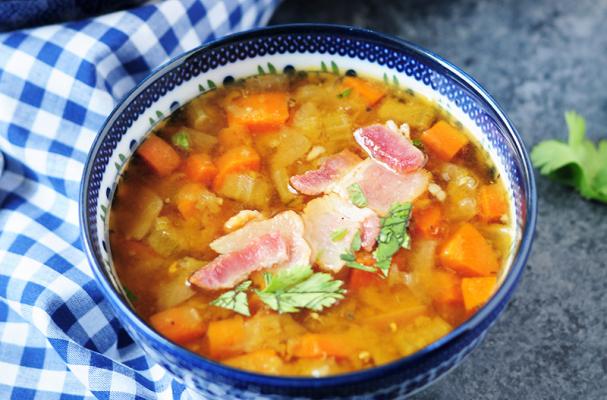 slow cooker split pea soup