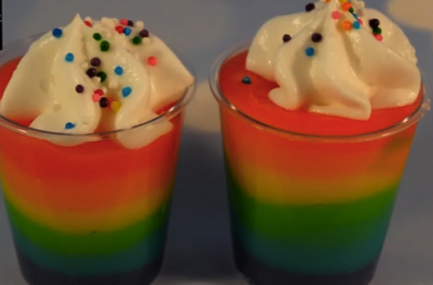 Rainbow Pudding