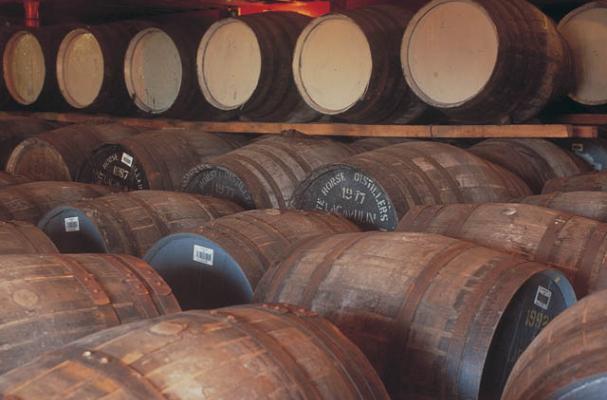 Whisky barrels