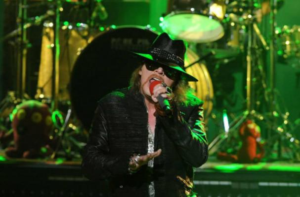 Axl Rose Demands Square Melons in Tour Rider