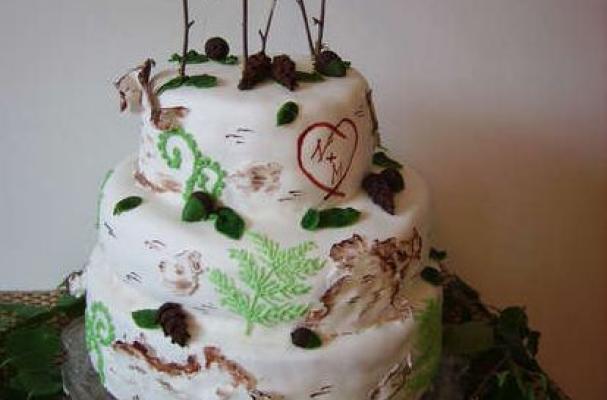 Birch Tree Cake