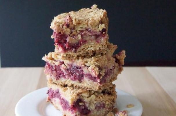 Vegan Blackberry Coconut Bars