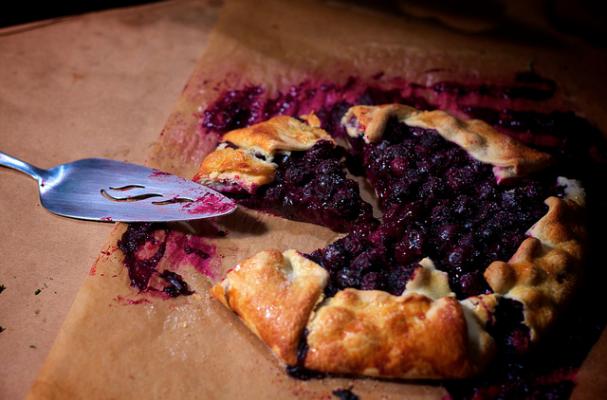 blueberry galette