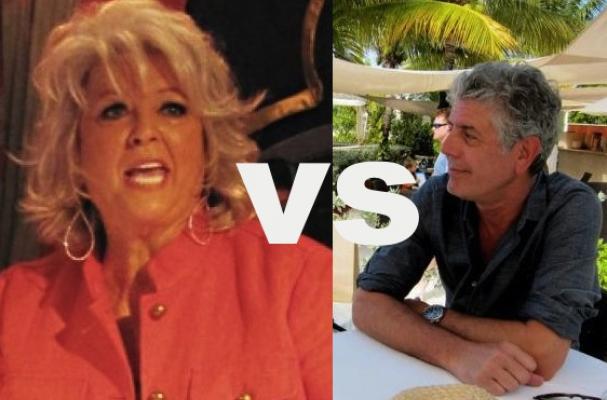 anthony bourdain paula deen feud