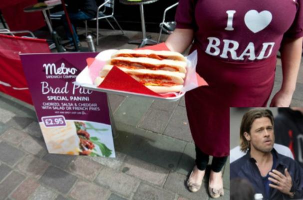 Panini named after Brad Pitt