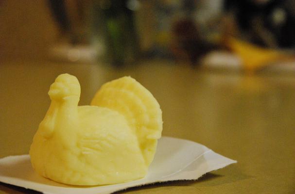 turkey shaped butter for Thanksgiving