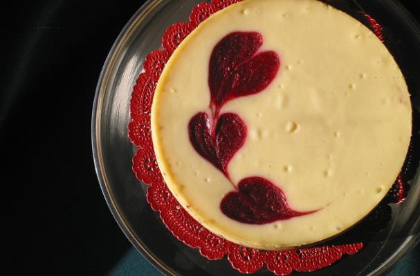 cranberry white chocolate cheesecake