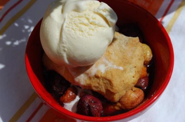 cherry cobbler