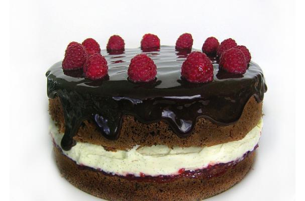 Chocolate Framboise Layer Cake