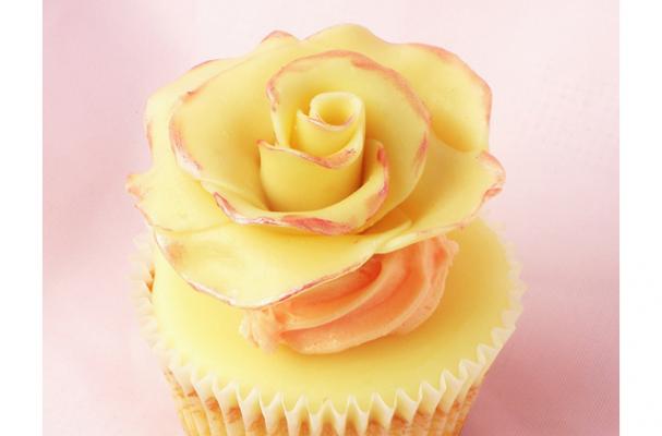 white chocolate rose yellow and pink