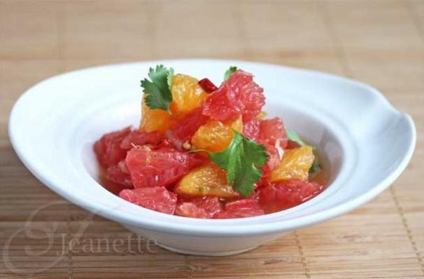 Thai Grapefruit and Orange Citrus Salad