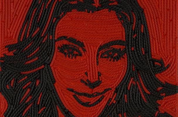 Kim Kardashian Licorice Portrait