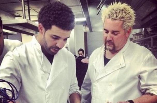 Guy Fieri Teaches Drake How to Cook