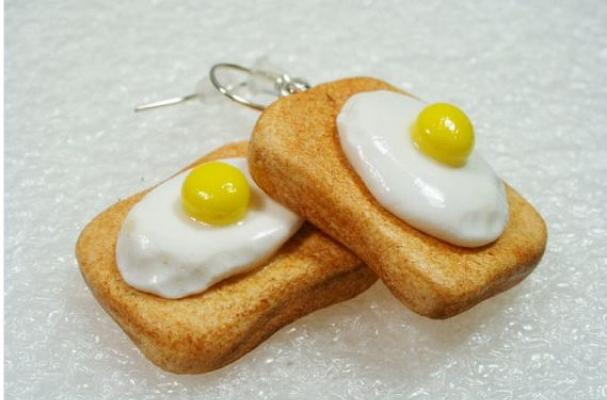 Egg and Toast Earrings