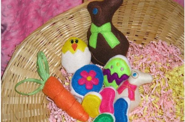 Felted Easter Food