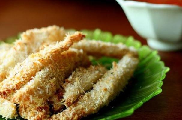 Parmesan-Garlic Tilapia Sticks