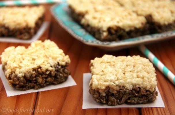 Root Beer Float Rice Krispie Treats