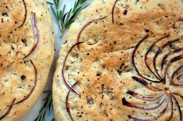 Rosemary and Red Onion Focaccia