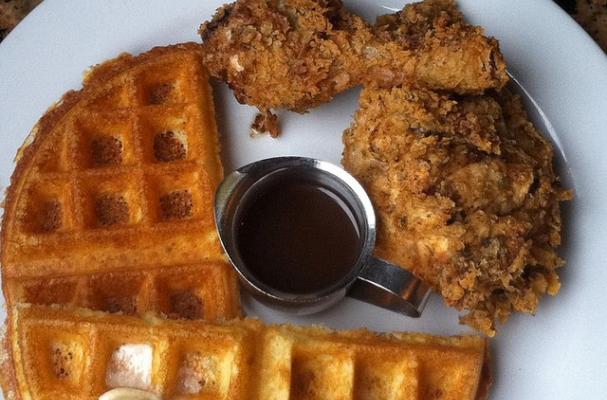 fried chicken and waffles