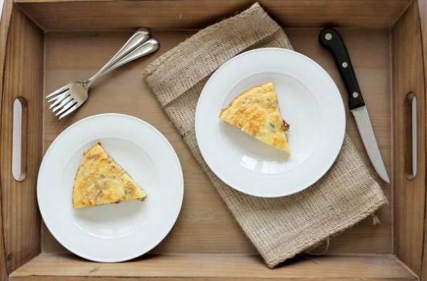 Gluten-Free Frittata with Cheddar, Bacon and Potato