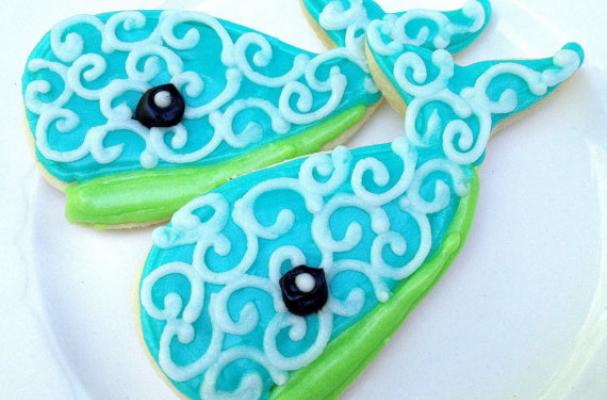 Whale Sugar Cookies