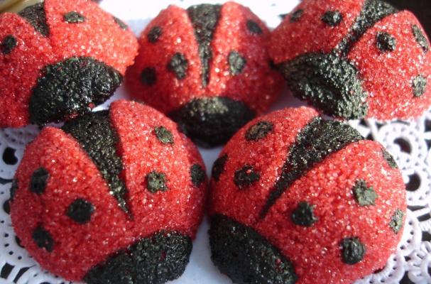 Ladybug Cake Toppers