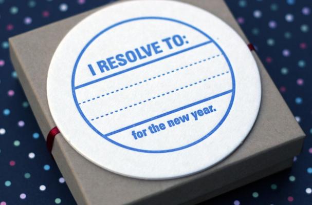 New Year's Resolution Coasters