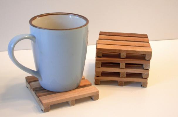Wood Pallet Coasters