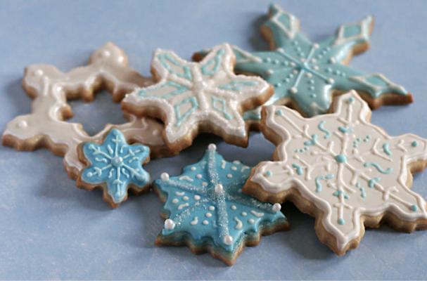 Winter Wonderland Snowflake Sugar Cookies