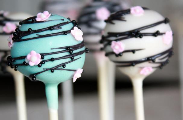 Cherry Blossom Cake Pops