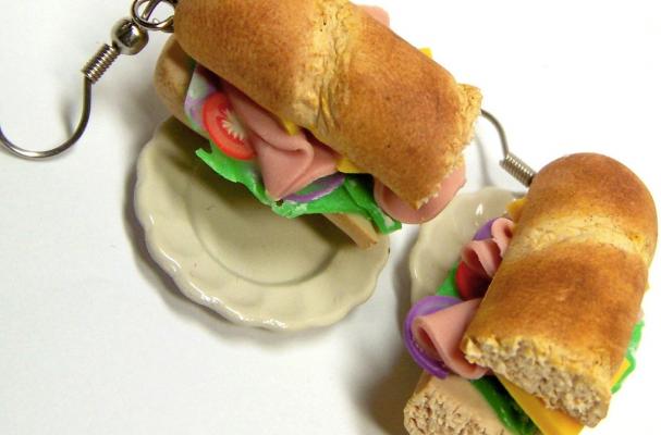 Sub Sandwich Earrings