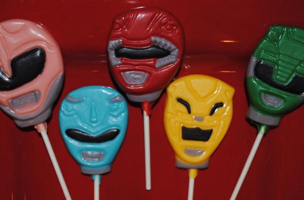 Power Rangers Chocolate Lollipops