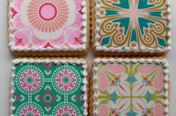 Mother's Day Pattern Cookie Gift Box