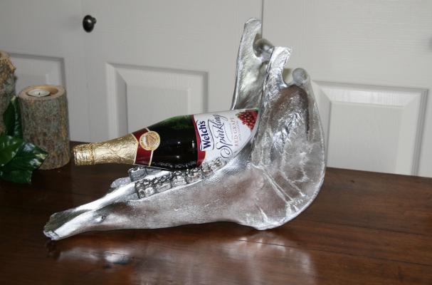 Jackass Jaw Bone Wine Bottle Holder