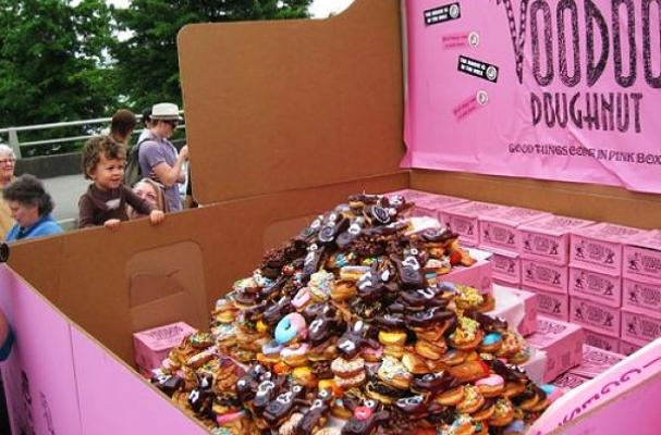 World's Largest Box of Doughnuts
