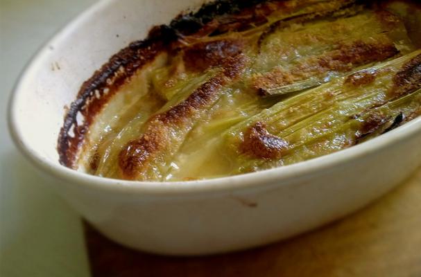 leeks au gratin