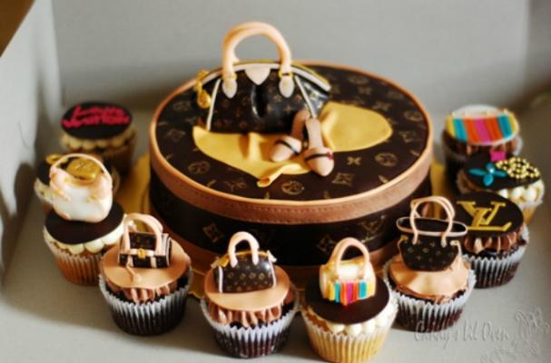 Fashion Lv Cake And Cupcakes 