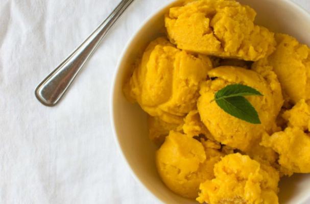 Mango Coconut Ice Cream