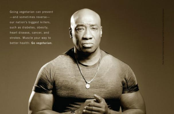 Michael Clarke Duncan Promotes Vegetarianism With PETA