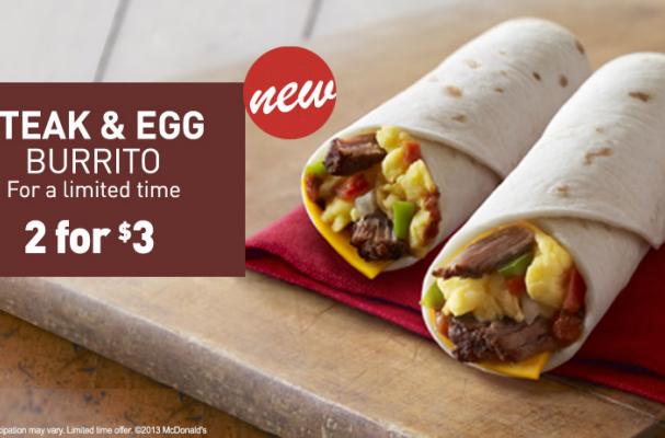 Steak and Egg Burrito