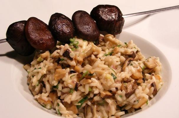 mushroom risotto