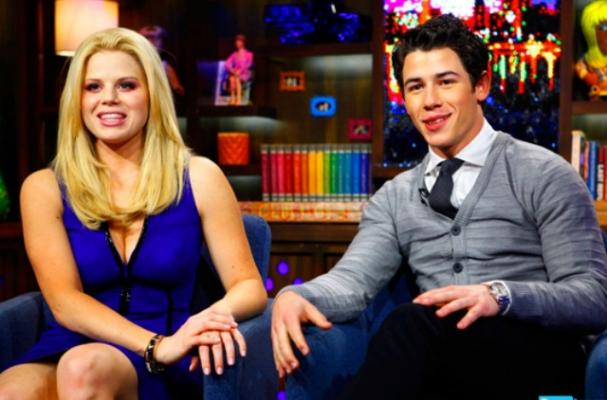 Nick Jonas Shares a Midnight Meal with Megan Hilty