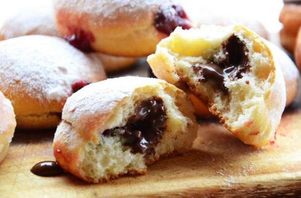 Nutella Stuffed Baked Donut