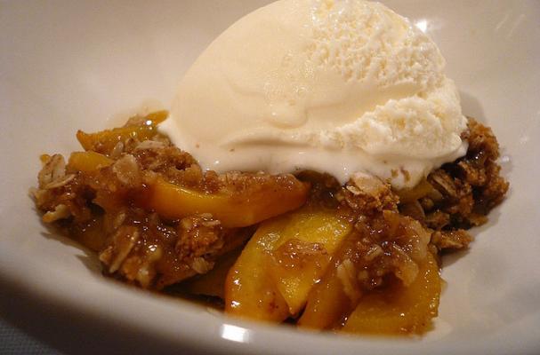 peach cobbler