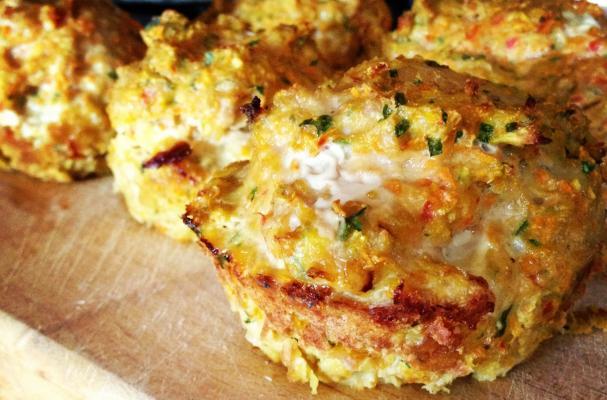 Chicken and Vegetable Meatloaf Muffins