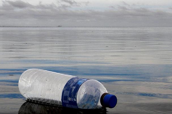 plastic in ocean