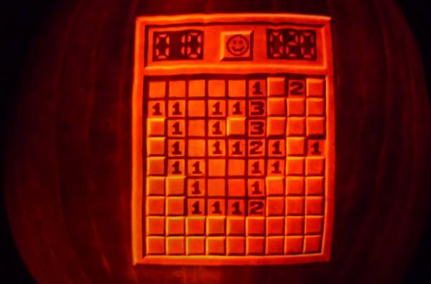 minesweeper pumpkin