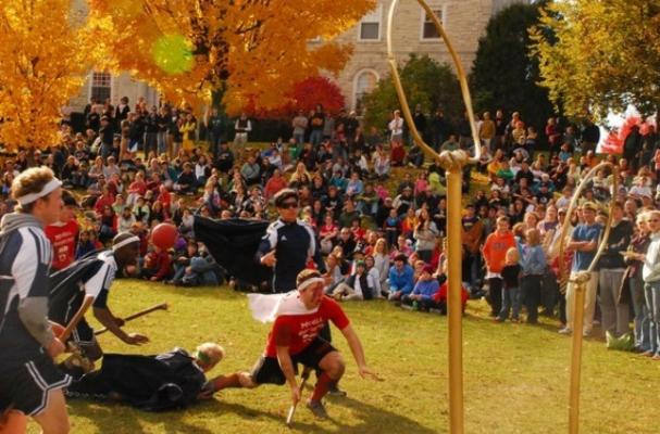 High School Plays Quidditch for Project Bread