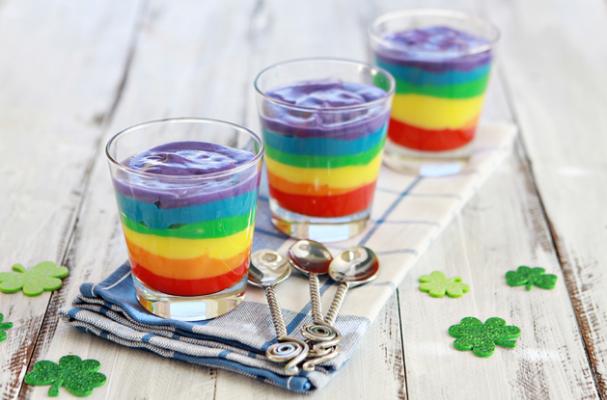 rainbow pudding