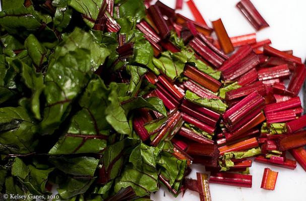 red swiss chard